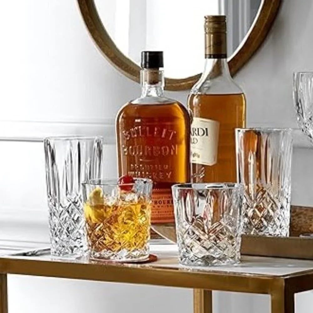 Set of 4 Marquis by Waterford Markham Crystal DOF Glasses